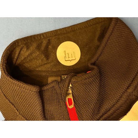 Spyder Performance Jacket XL Black Red Full Zip Fleece Lined Waffle Knit - Picture 6 of 6